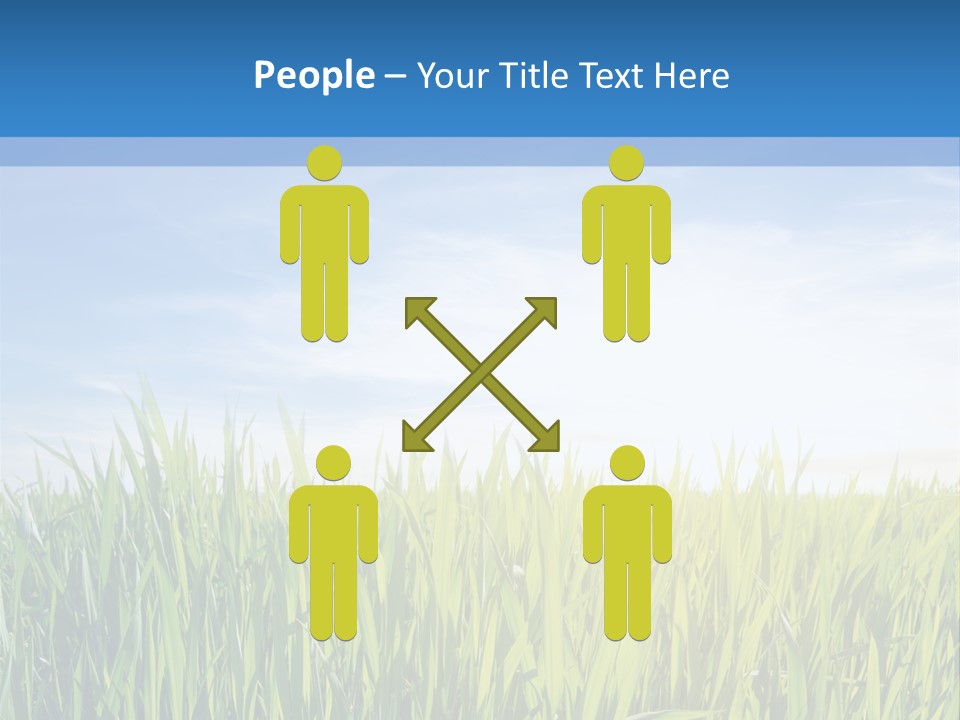 Cloudscape Pasture Plain PowerPoint Template