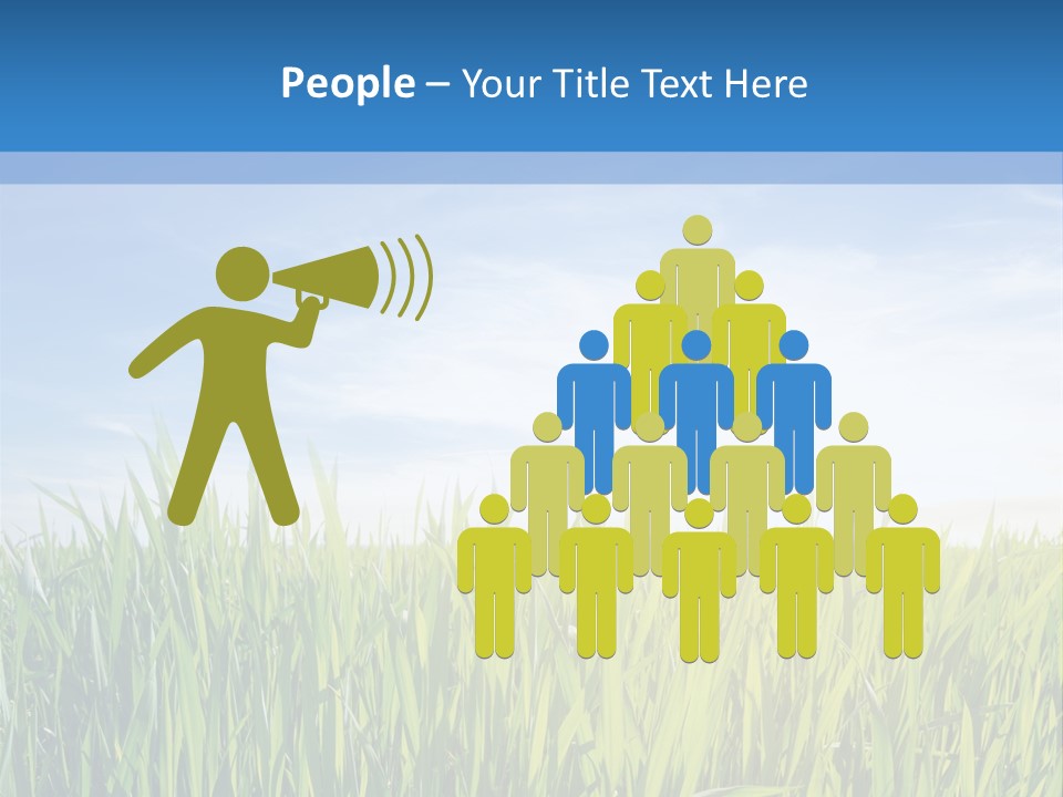 Cloudscape Pasture Plain PowerPoint Template