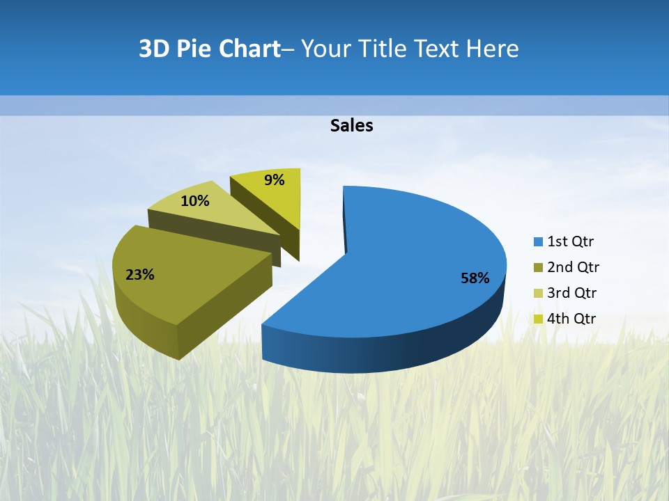 Cloudscape Pasture Plain PowerPoint Template