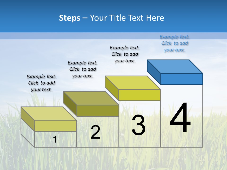 Cloudscape Pasture Plain PowerPoint Template
