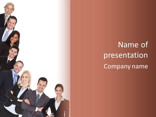 Group Leader Large PowerPoint Template