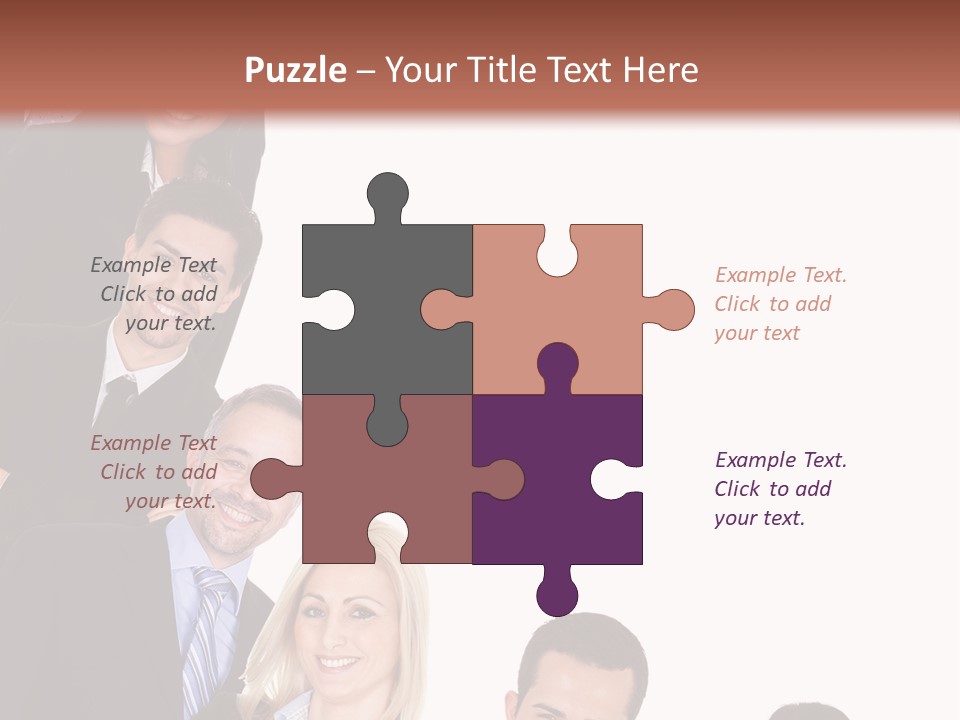 Group Leader Large PowerPoint Template
