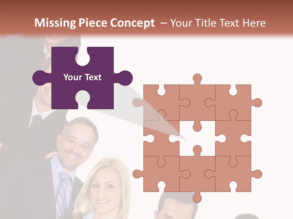 Group Leader Large PowerPoint Template