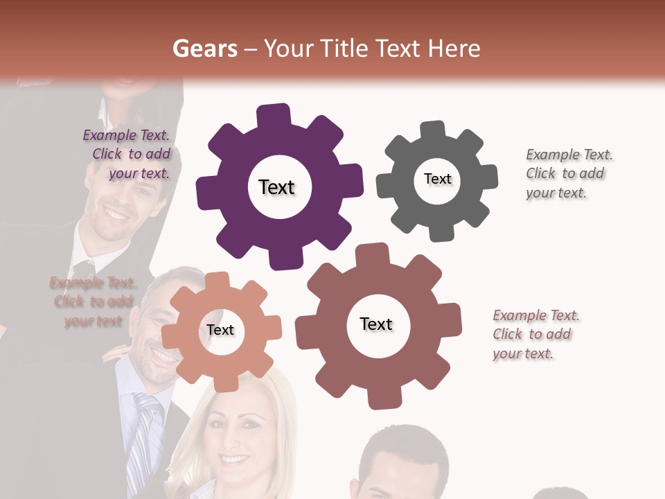 Group Leader Large PowerPoint Template