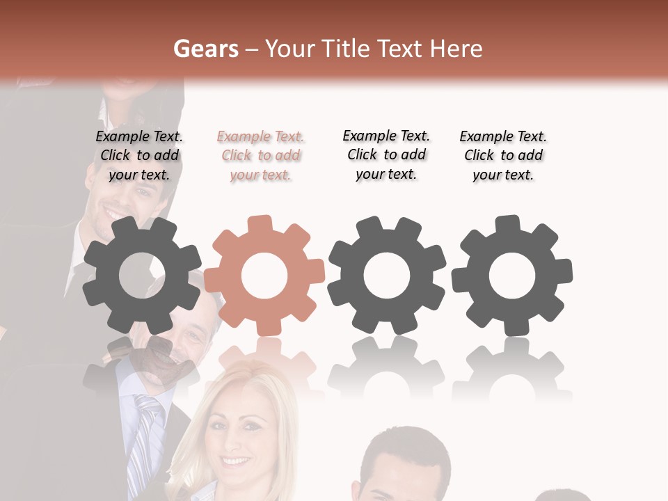 Group Leader Large PowerPoint Template