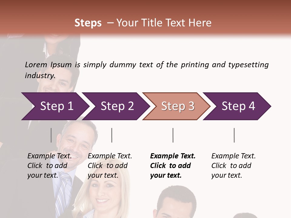 Group Leader Large PowerPoint Template