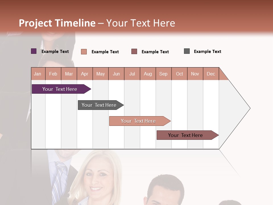 Group Leader Large PowerPoint Template
