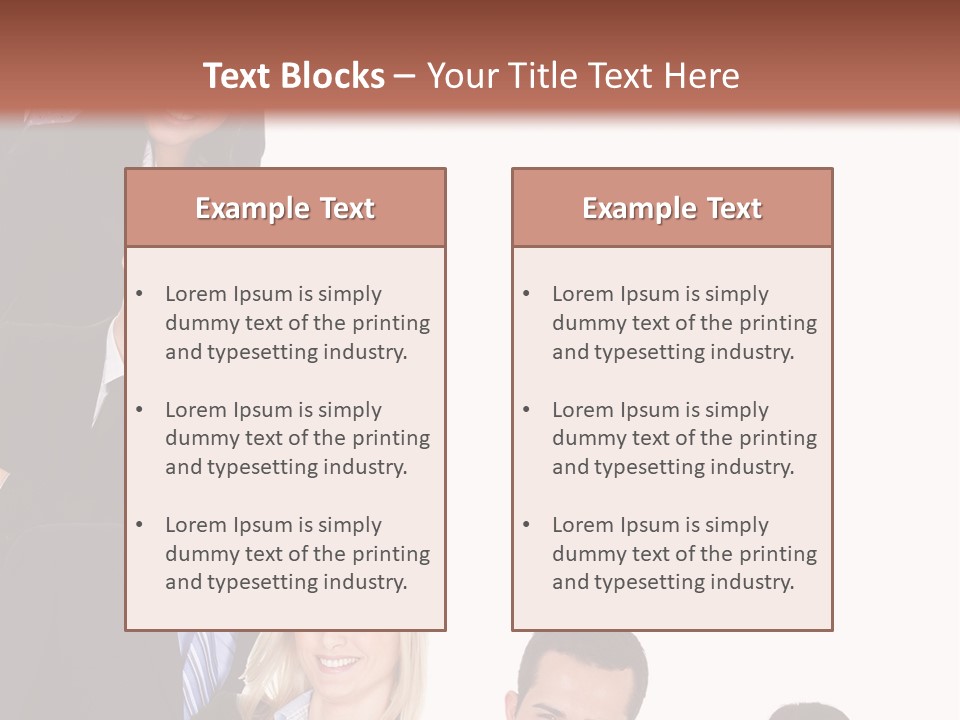 Group Leader Large PowerPoint Template