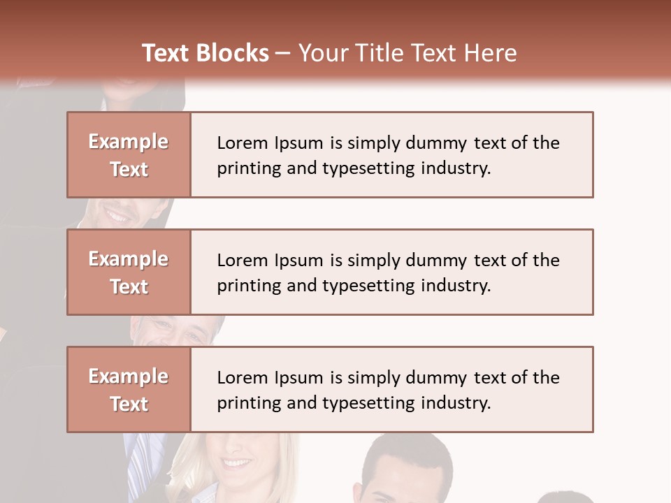 Group Leader Large PowerPoint Template