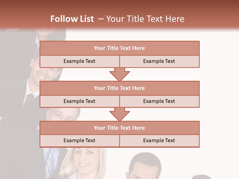 Group Leader Large PowerPoint Template