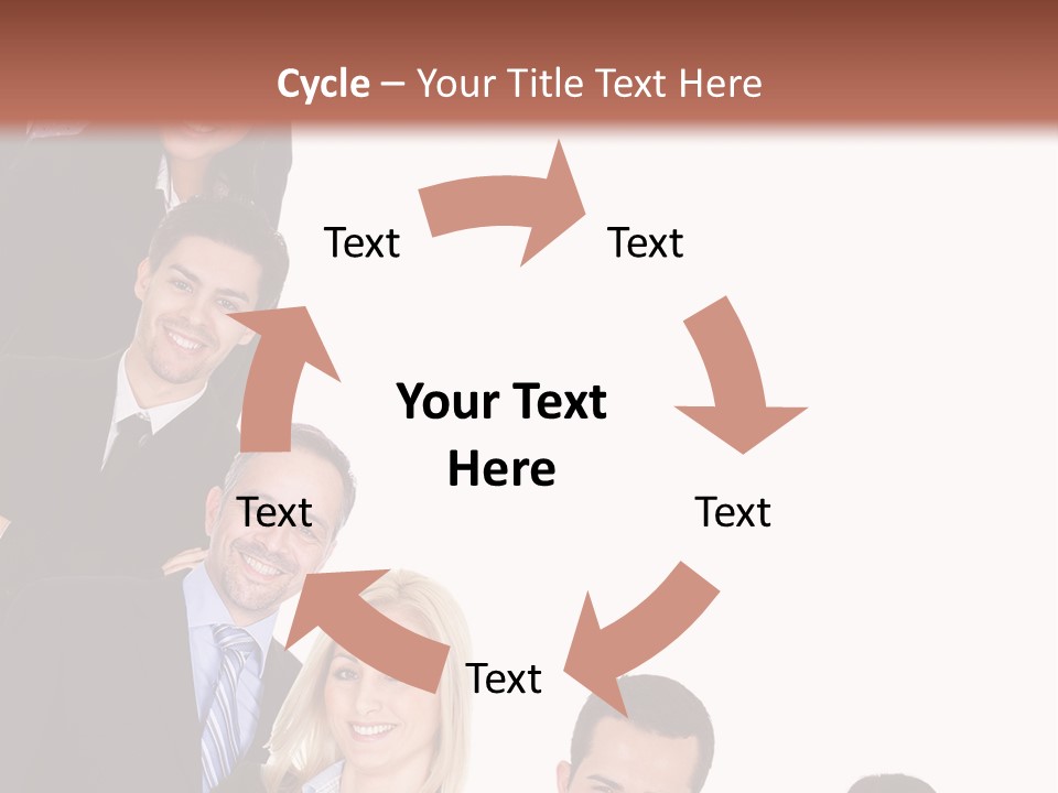 Group Leader Large PowerPoint Template