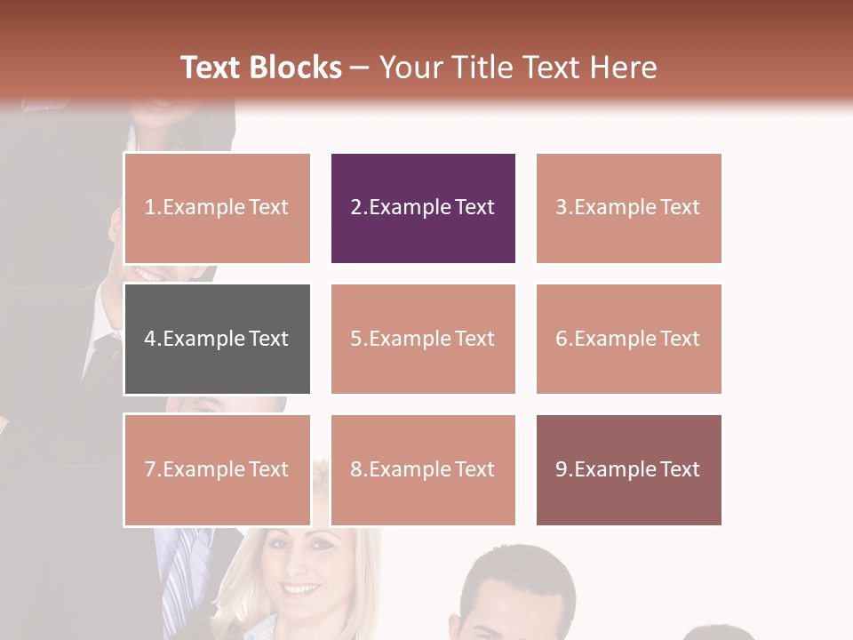 Group Leader Large PowerPoint Template
