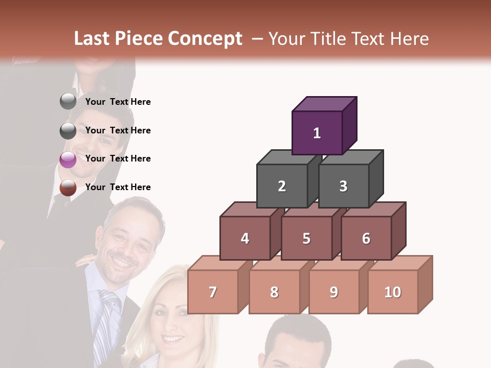 Group Leader Large PowerPoint Template