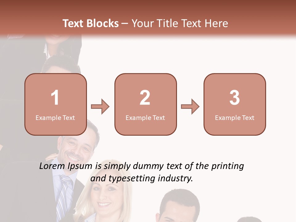 Group Leader Large PowerPoint Template
