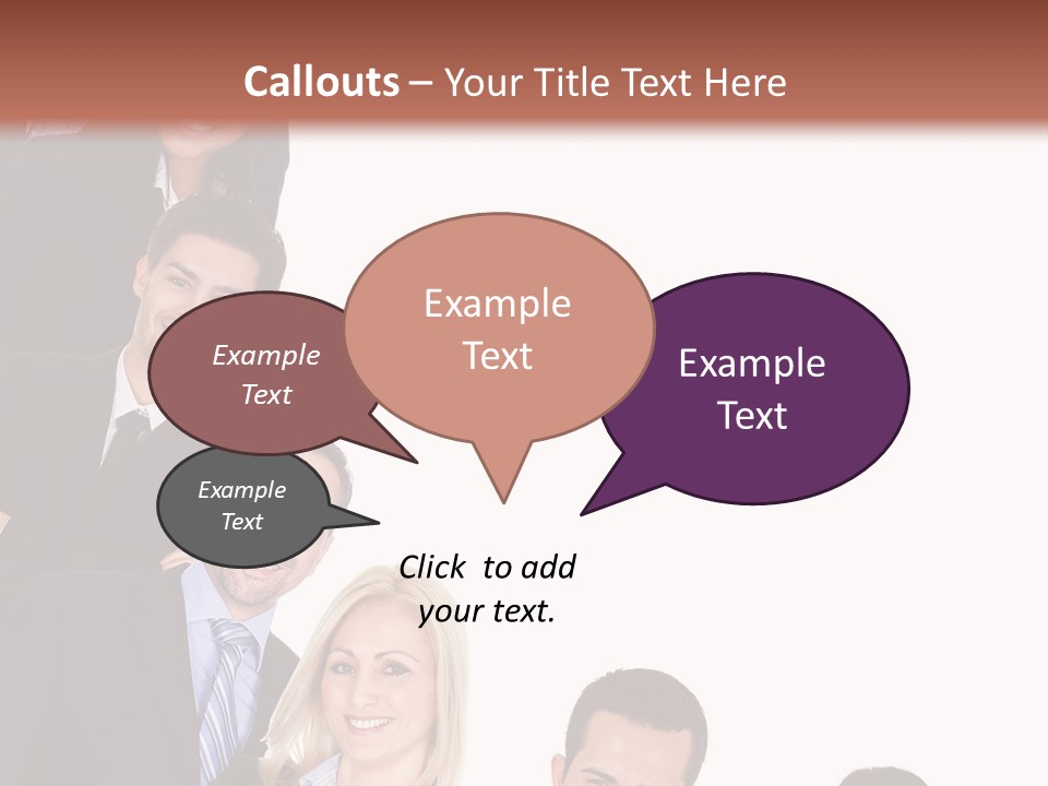 Group Leader Large PowerPoint Template