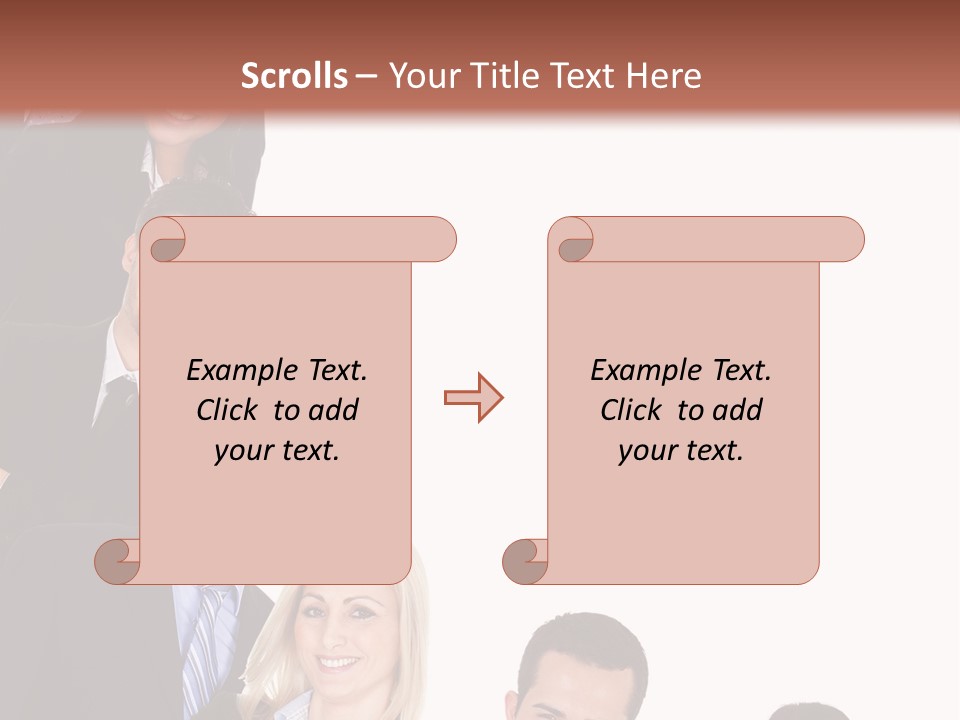 Group Leader Large PowerPoint Template
