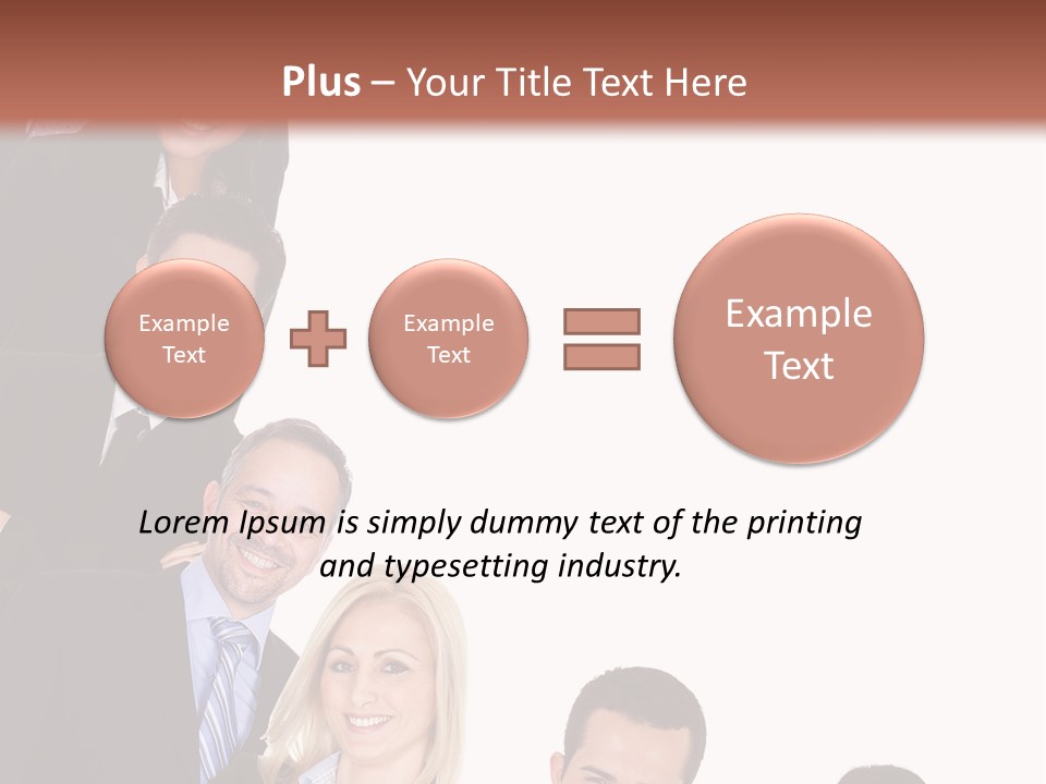 Group Leader Large PowerPoint Template