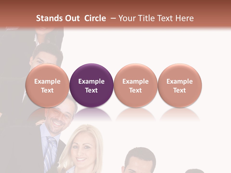 Group Leader Large PowerPoint Template