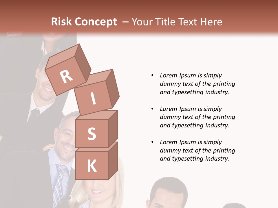 Group Leader Large PowerPoint Template