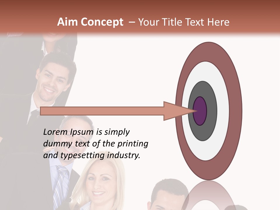 Group Leader Large PowerPoint Template