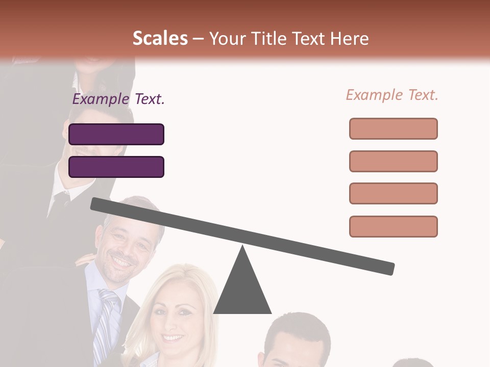 Group Leader Large PowerPoint Template