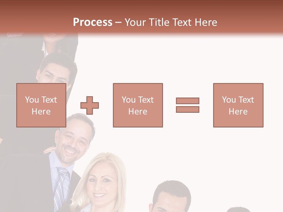 Group Leader Large PowerPoint Template