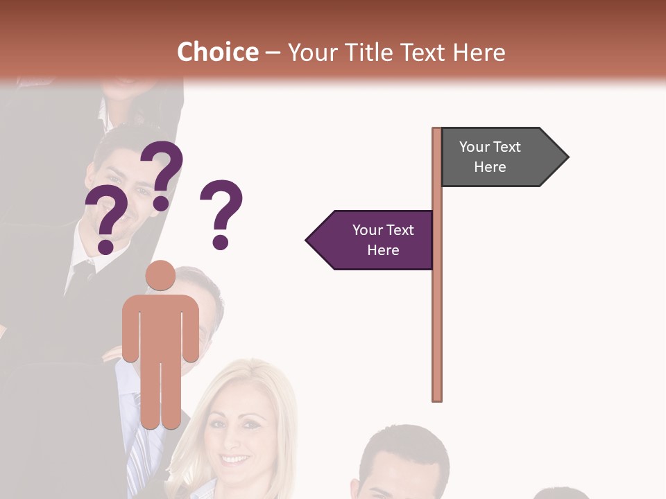 Group Leader Large PowerPoint Template