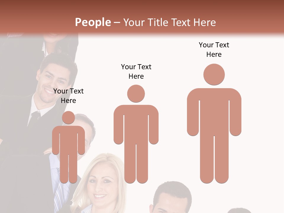 Group Leader Large PowerPoint Template