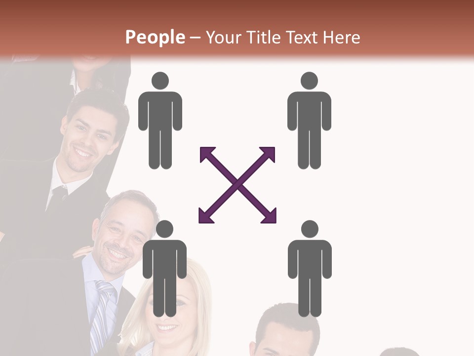 Group Leader Large PowerPoint Template