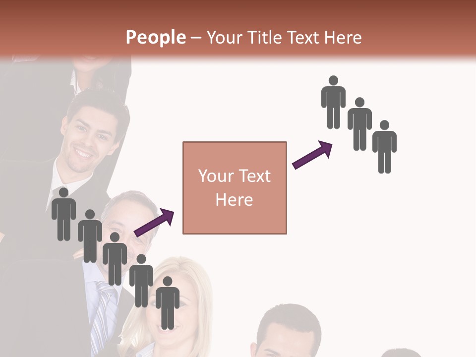 Group Leader Large PowerPoint Template