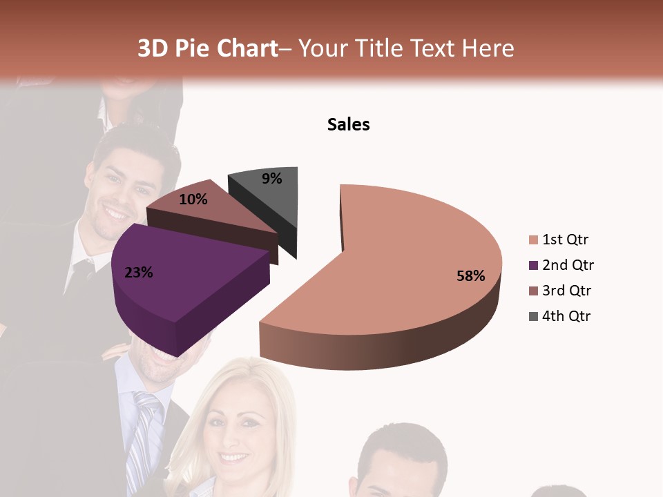 Group Leader Large PowerPoint Template