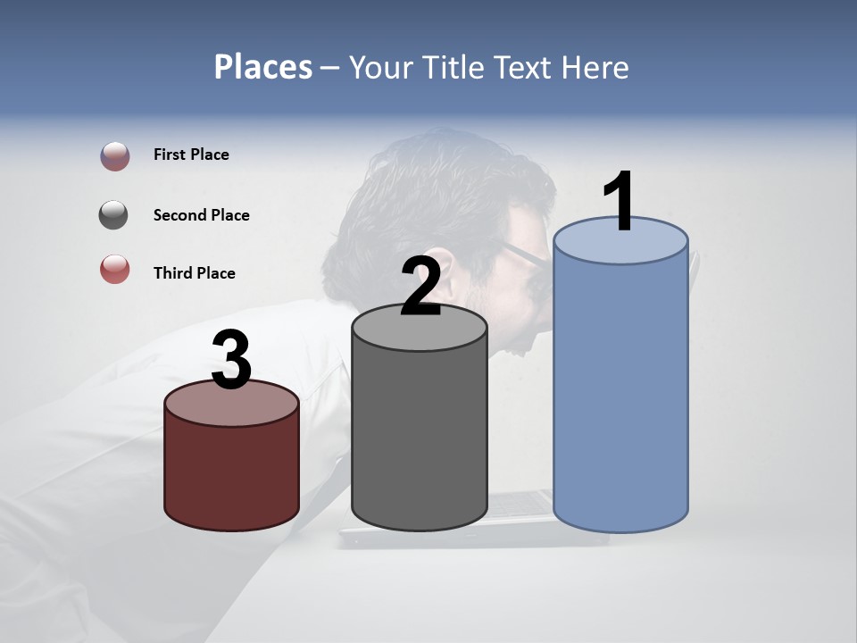 Man Businessman Background PowerPoint Template