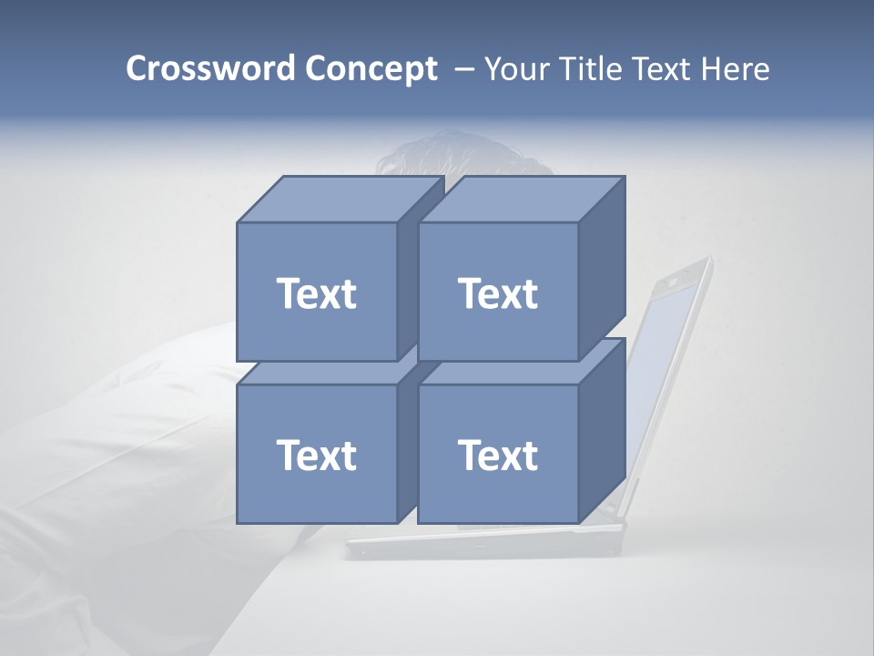 Man Businessman Background PowerPoint Template