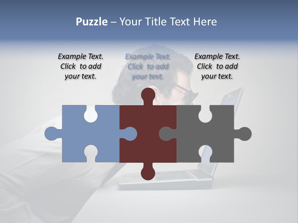 Man Businessman Background PowerPoint Template