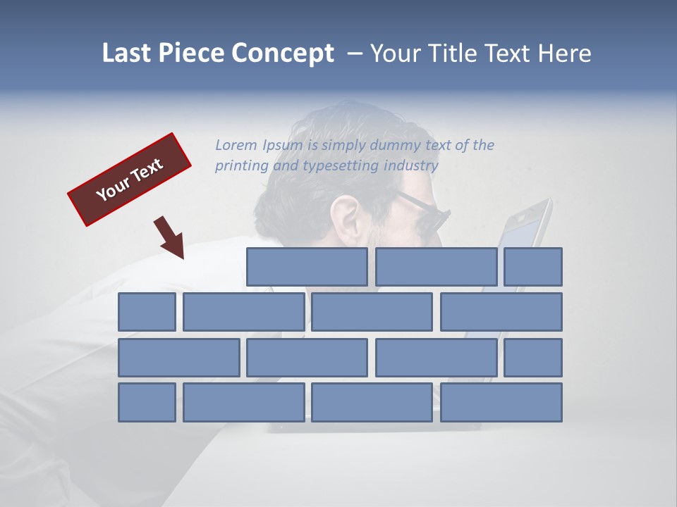 Man Businessman Background PowerPoint Template