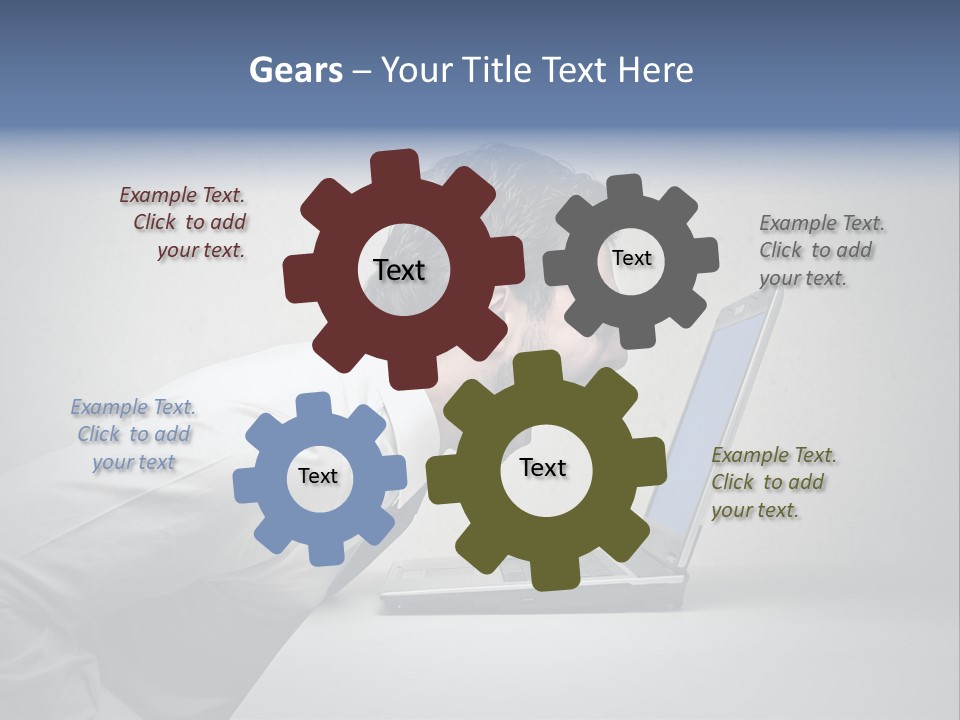 Man Businessman Background PowerPoint Template