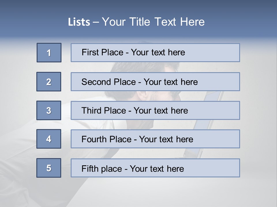 Man Businessman Background PowerPoint Template