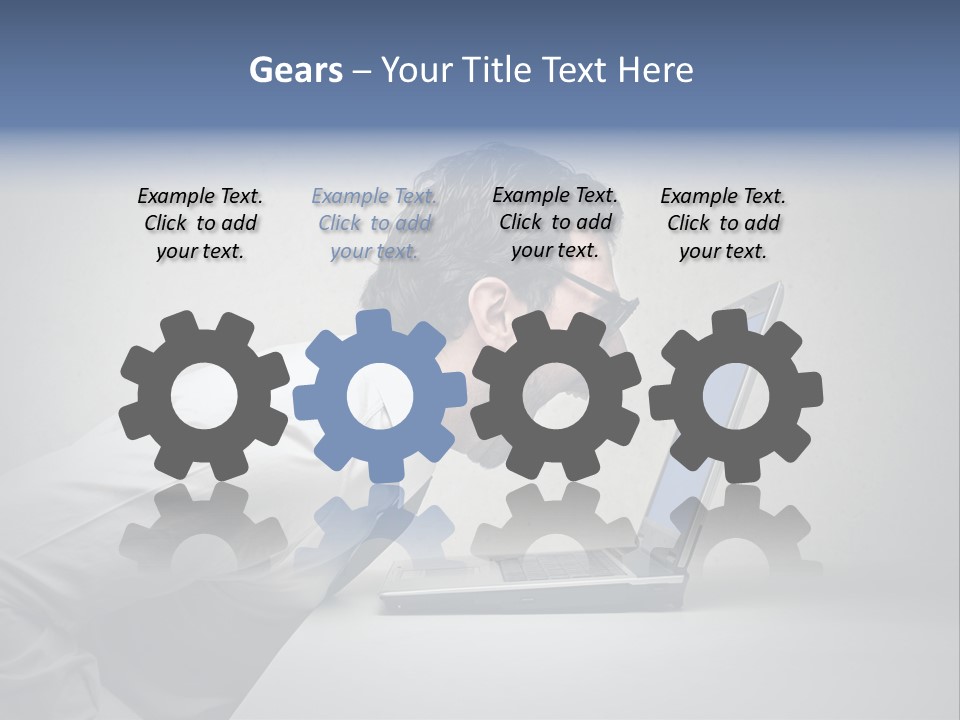 Man Businessman Background PowerPoint Template