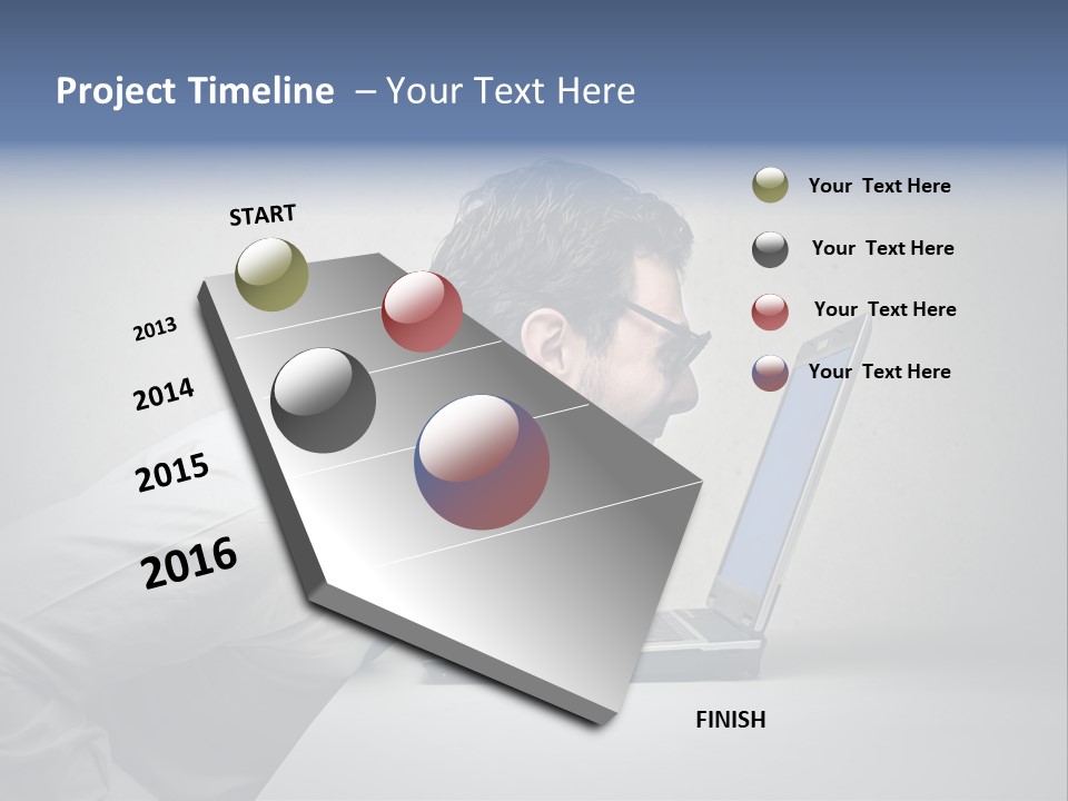 Man Businessman Background PowerPoint Template