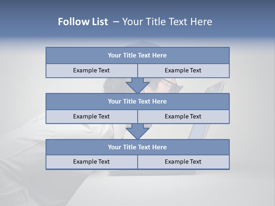 Man Businessman Background PowerPoint Template