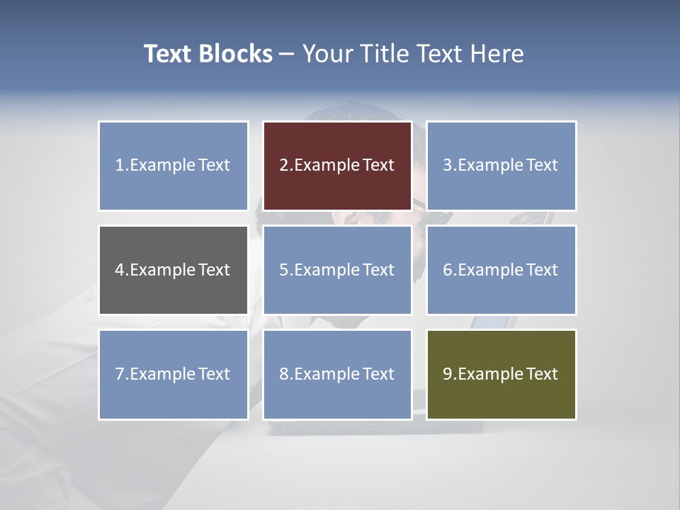 Man Businessman Background PowerPoint Template