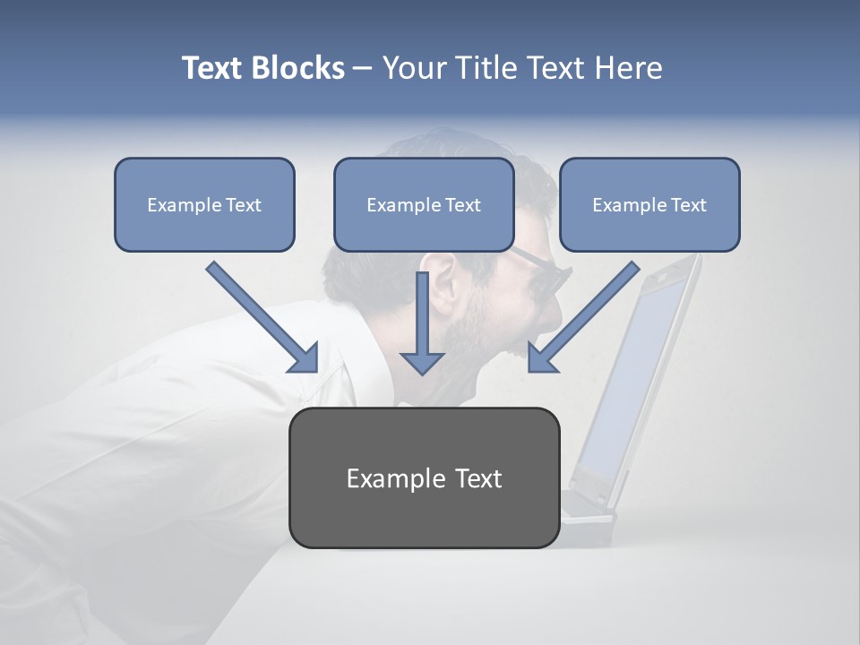Man Businessman Background PowerPoint Template
