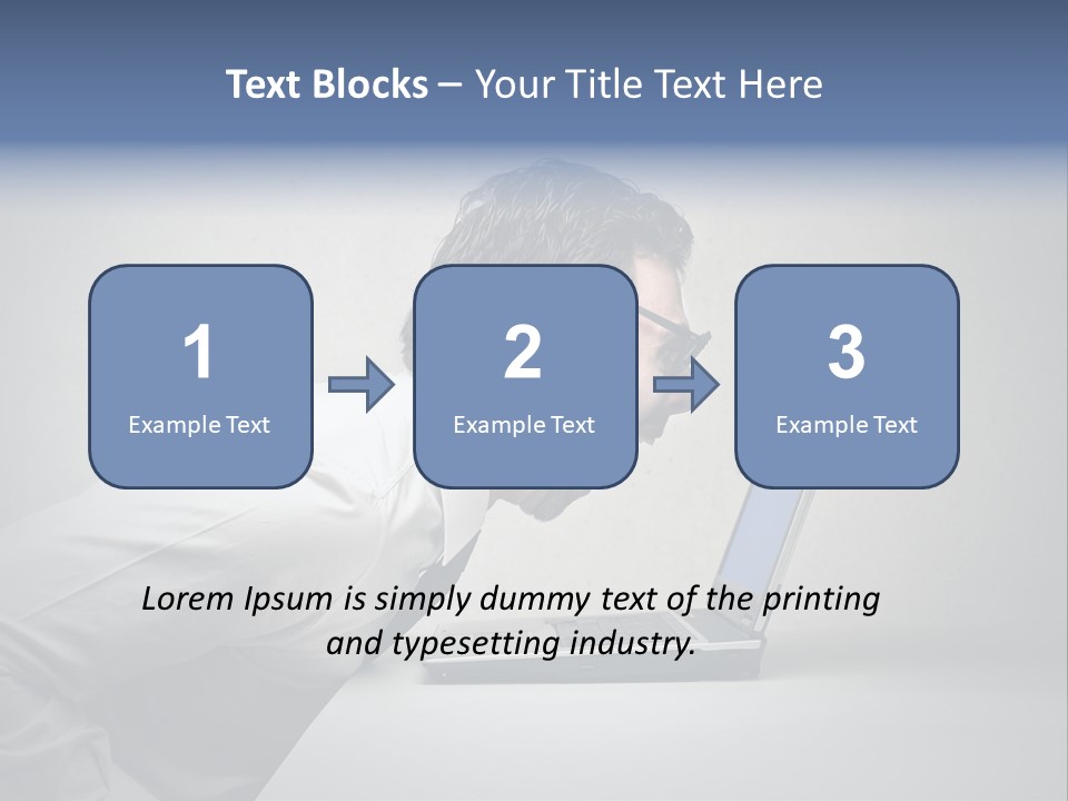 Man Businessman Background PowerPoint Template