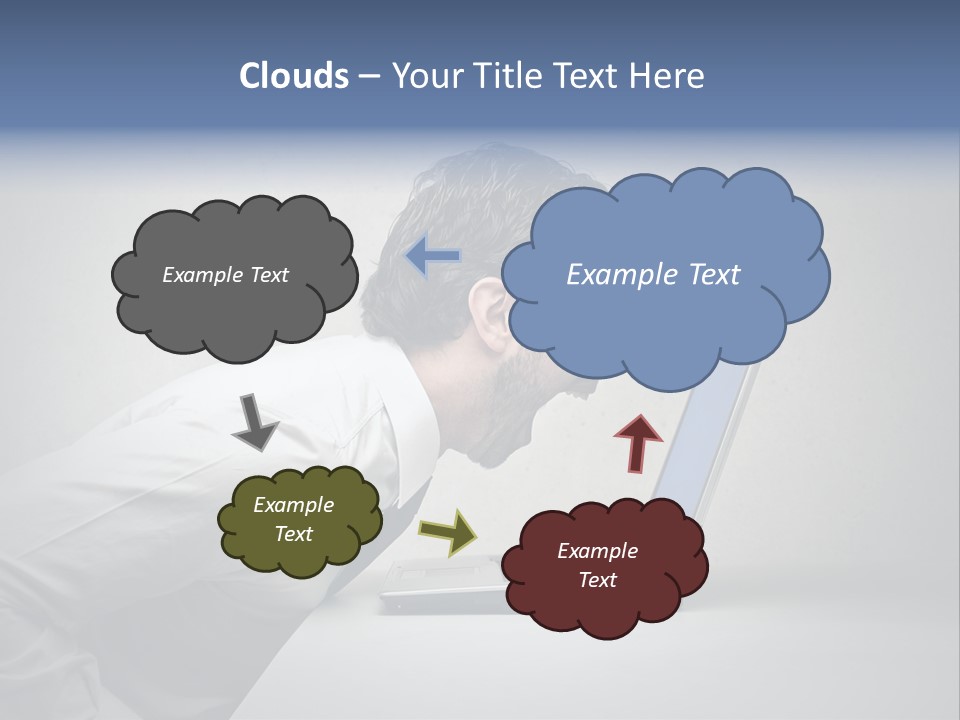 Man Businessman Background PowerPoint Template
