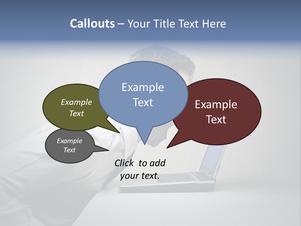 Man Businessman Background PowerPoint Template