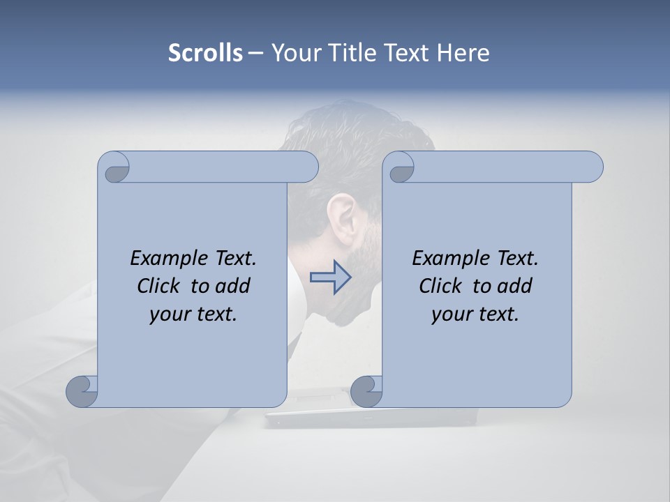 Man Businessman Background PowerPoint Template