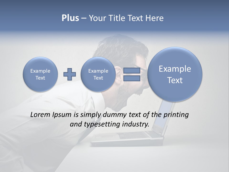 Man Businessman Background PowerPoint Template