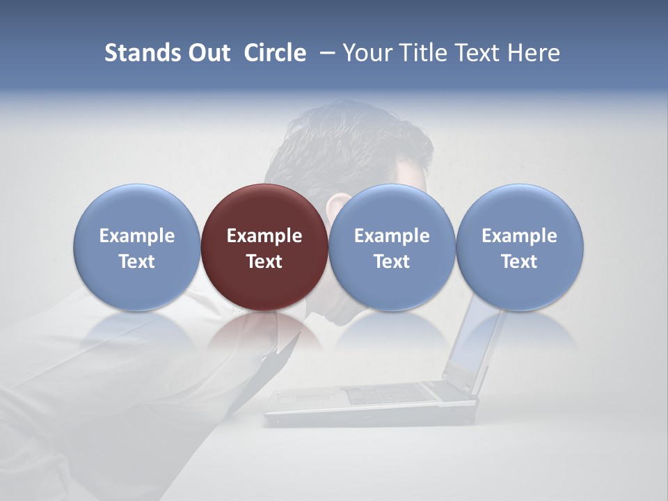 Man Businessman Background PowerPoint Template