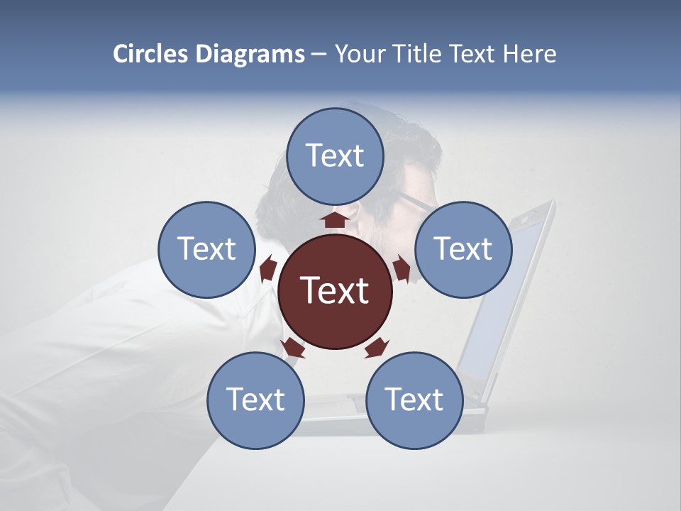 Man Businessman Background PowerPoint Template