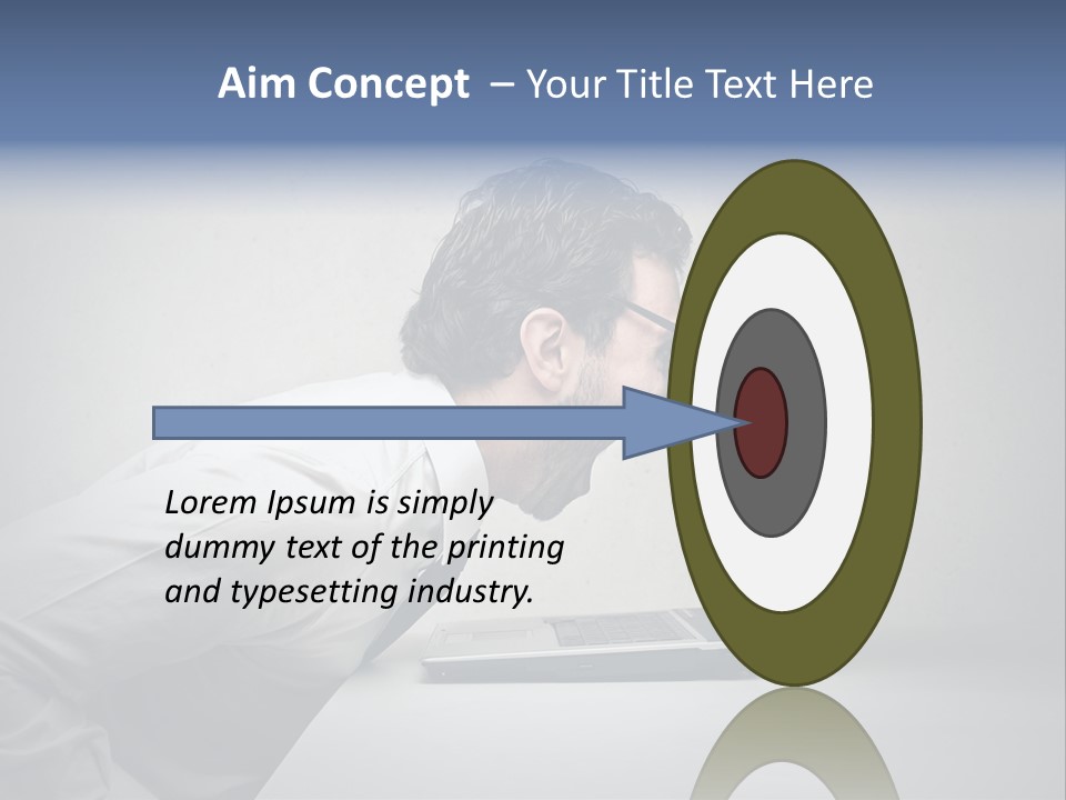 Man Businessman Background PowerPoint Template